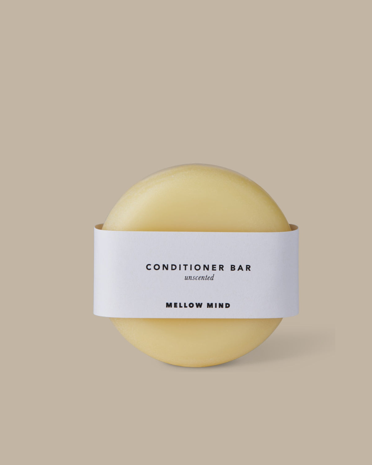 Mellow Mind balsambar uten duft på beige bakgrunn